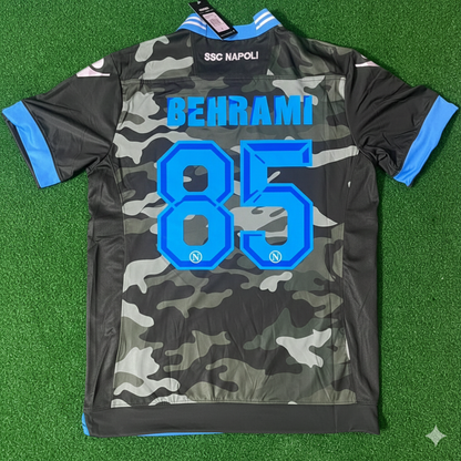 Valon Behrami 85 Napoli 2013/14 Retro Football Jersey Kit