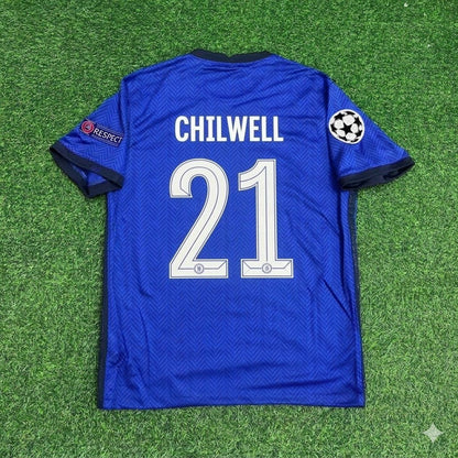 Ben Chilwell 21- Chelsea 2021 Champions League Final Blue Retro Football Jersey Collection