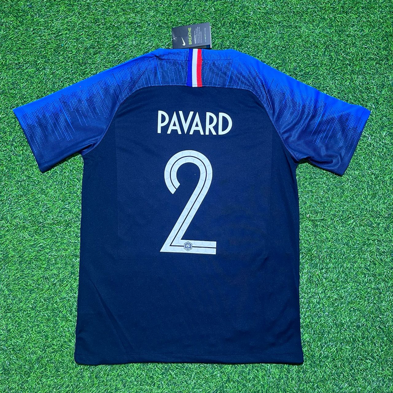 France World Cup 2018 Benjamin Pavard Final Retro Football Jersey