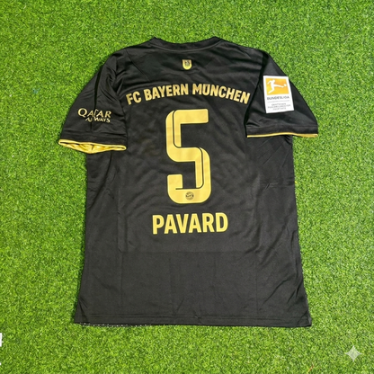 Benjamin Pavard Bayern Munich 2021-2022 Away Football Jersey Kit