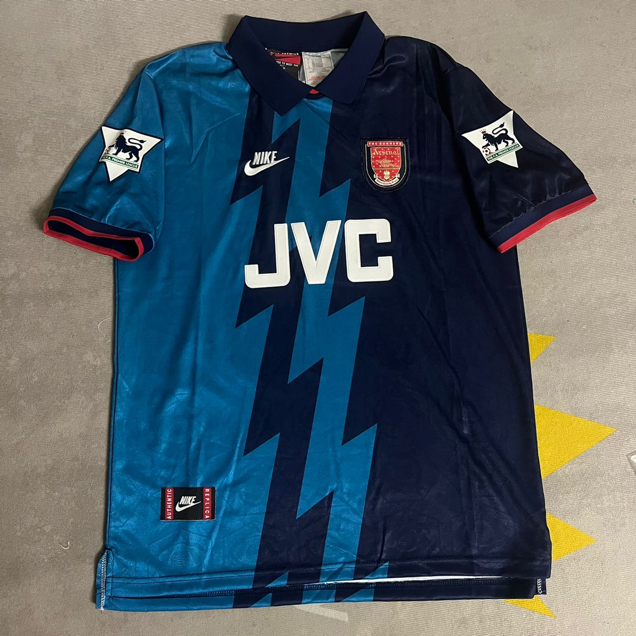 Nicolas Anelka Arsenal Retro 1998 Season Retro Football Jersey