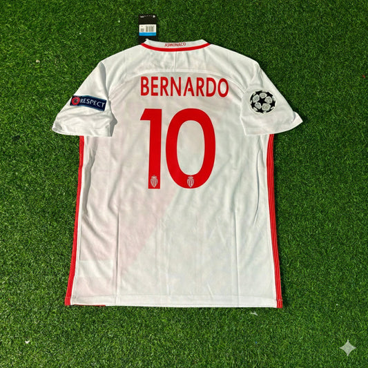Bernardo Silva Monaco 2016/17 Champions League Retro Football Jersey