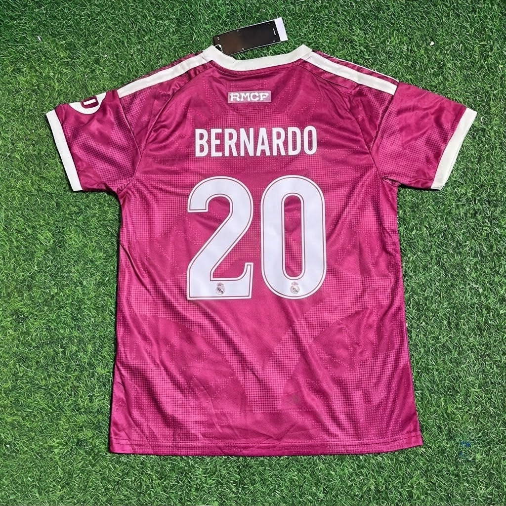 Bernardo Silva Pink Football Jersey