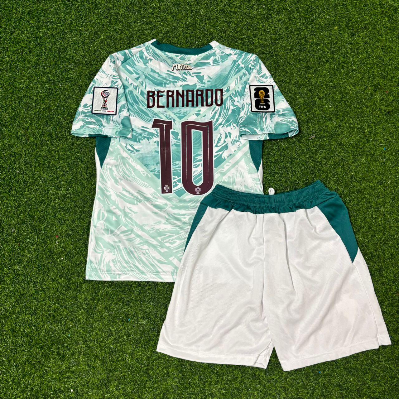 Bernardo Silva Portugal 2026 World Cup Away KIDS Football Jersey