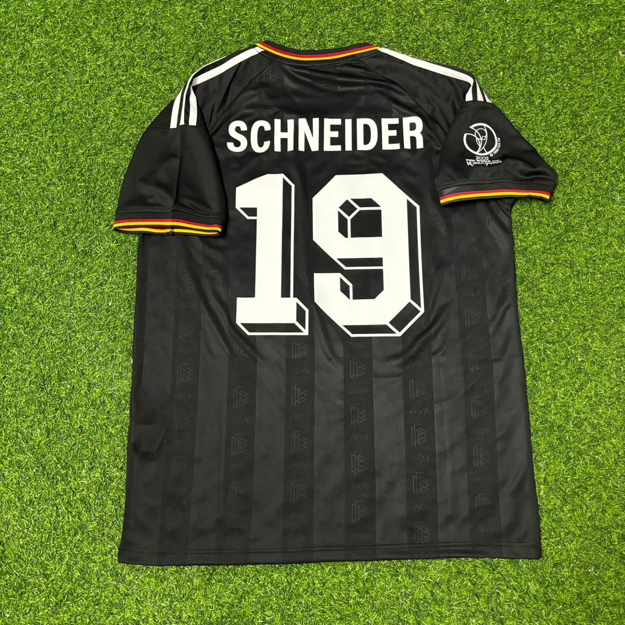 Germany World Cup 2002 Bernd Schneider Black Special Retro Football Jersey