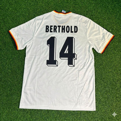 Thomas Berthold #14 Deutschland 1986 World Cup Retro Wein