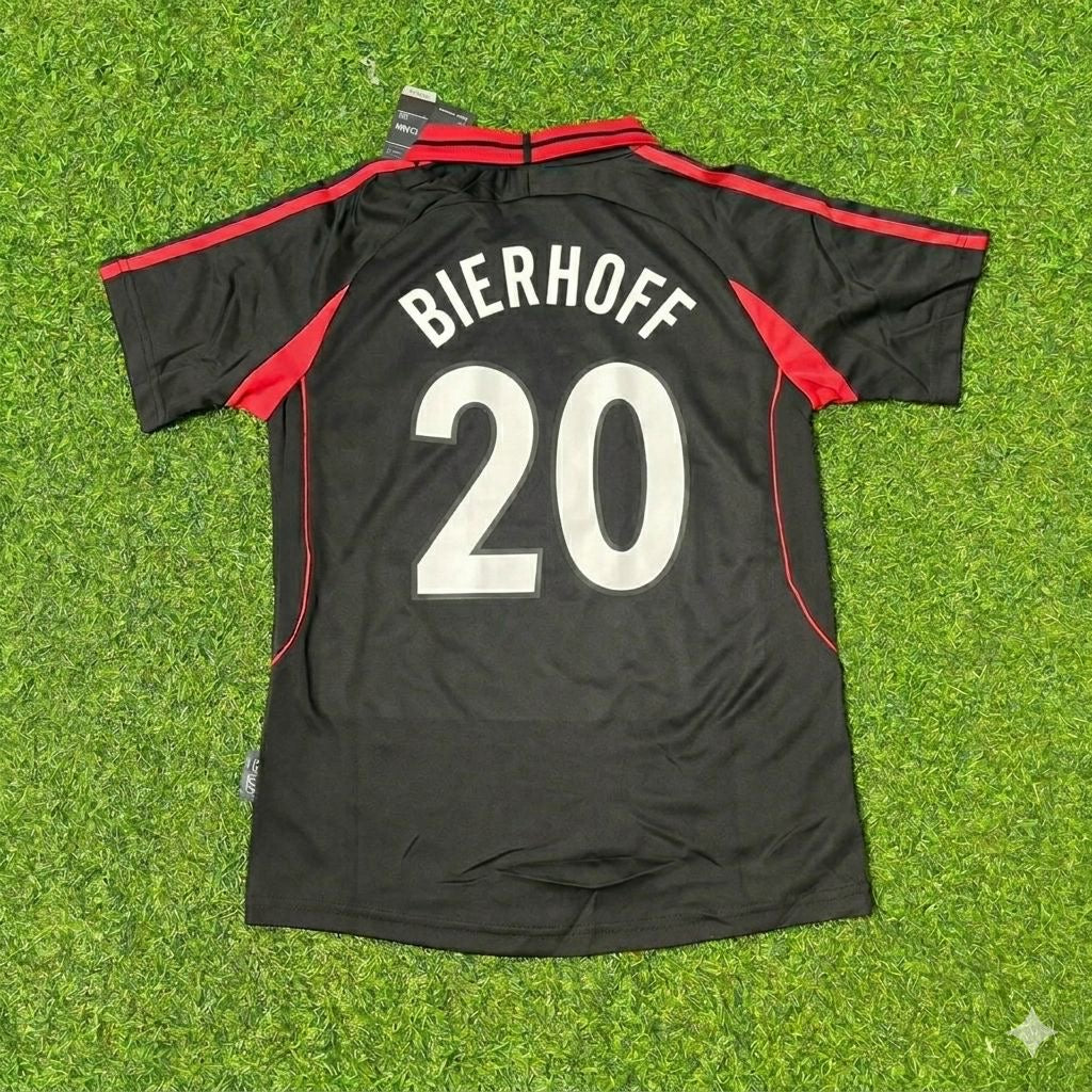 Oliver Bierhoff #20 AC Milan 2000-2001 Away Retro Football Jersey Kit