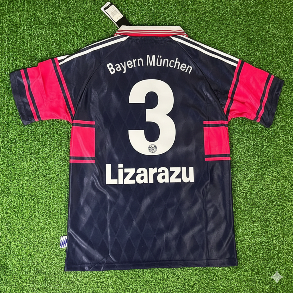 Bixente Lizarazu 3 Bayern Munich Retro 1997/99 Football Jersey