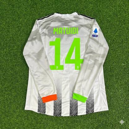 Blaise Matuidi #14 Juventus 2019-2020 Long Sleeve Retro Football Jersey Kit