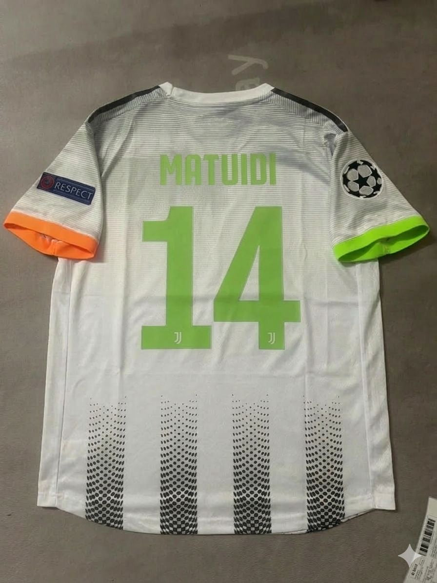 Blaise Matuidi 14 Juventus 2019/20 Home Football Jersey Retro Kit