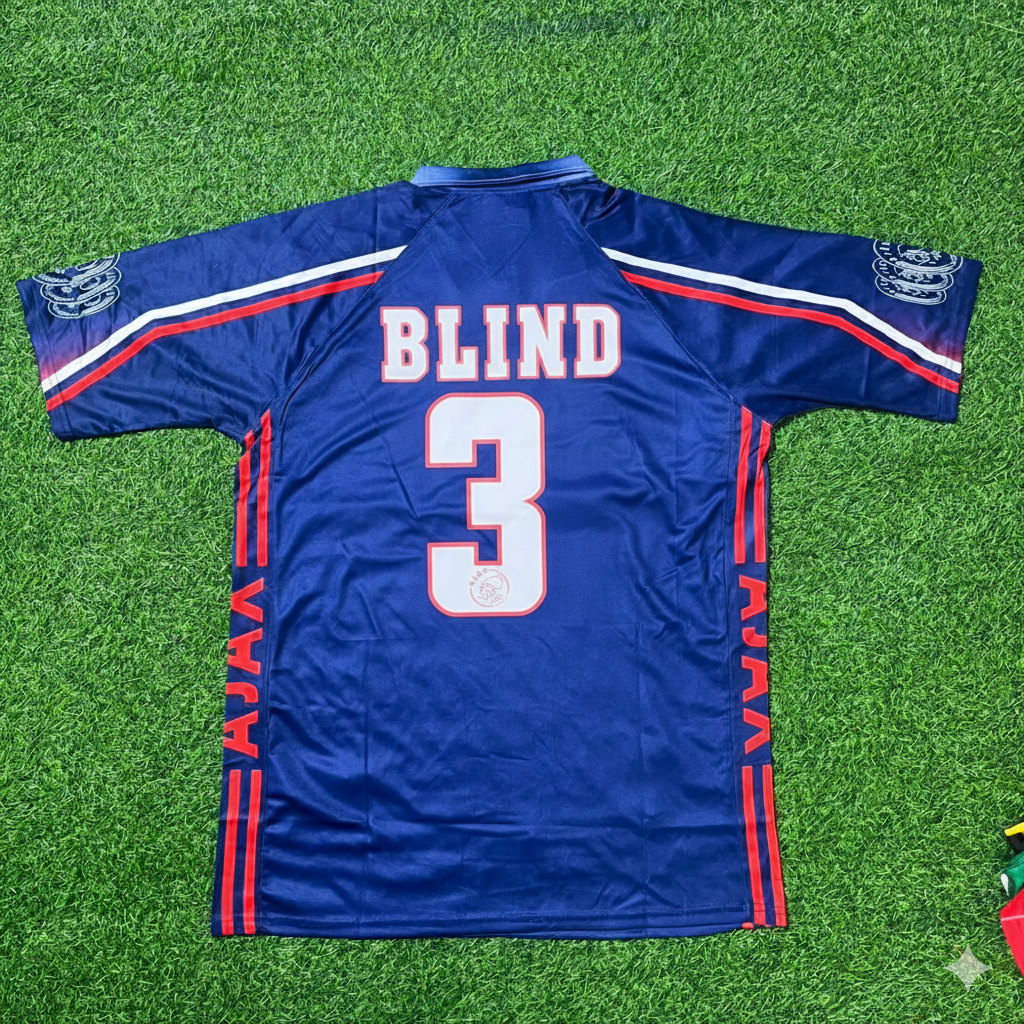 Danny Blind Ajax 1997 1998 Retro Football Jersey Kit