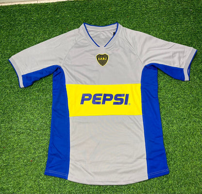 Boca Juniors 2002 Away Retro Football Jersey Kit