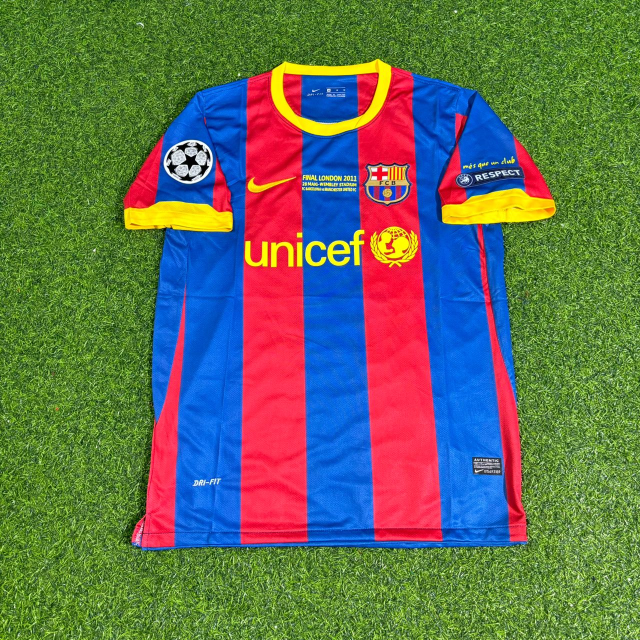 Bojan Krkić 9- Barcelona 2011 London Final Football Jersey