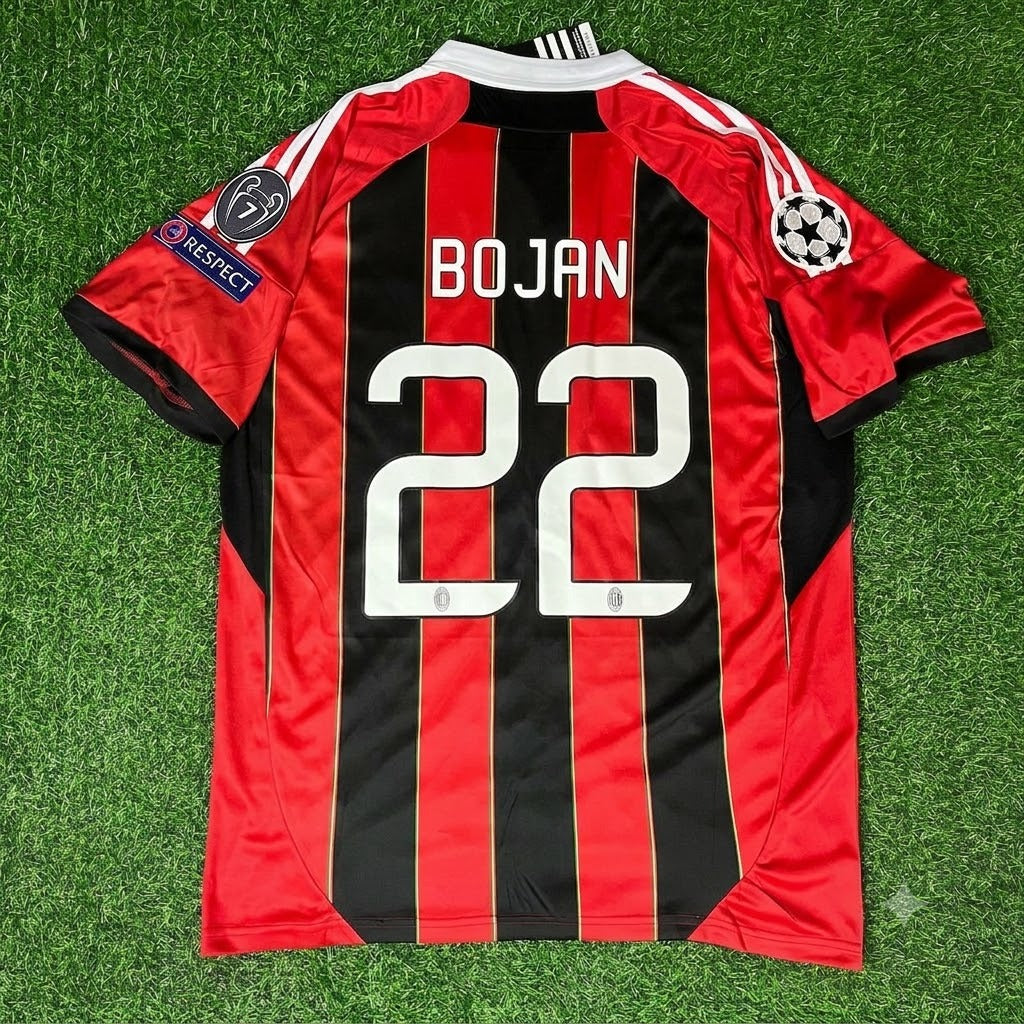 Bojan Krkic AC Milan 2012/13 Home Retro Football Jersey Kit