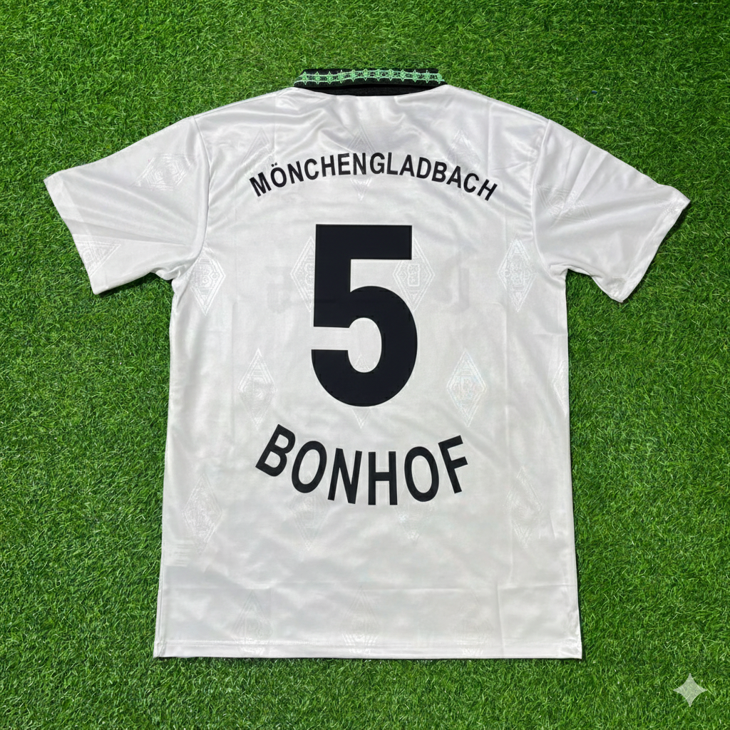 Rainer Bonhof Borussia Mönchengladbach 1995/96 Retro Fußballtrikot Jersey