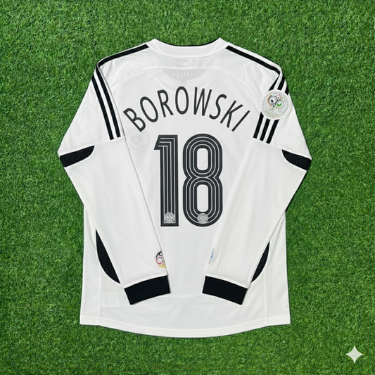 Germany World Cup 2006 Tim Borowski Long Sleeve White Football Jersey