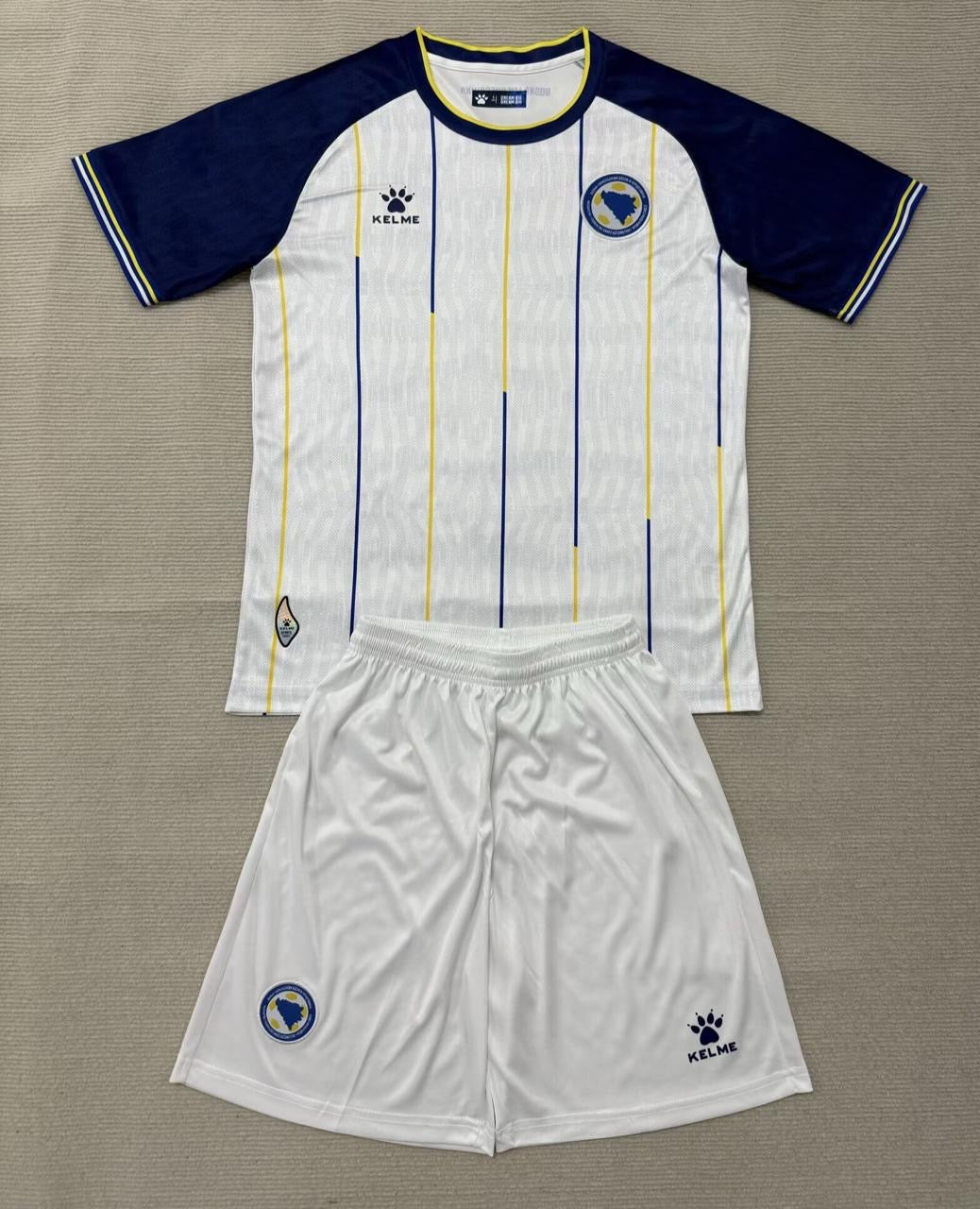 Bosnia and Herzegovina World Cup 2026 White Kids Kit Football Jersey