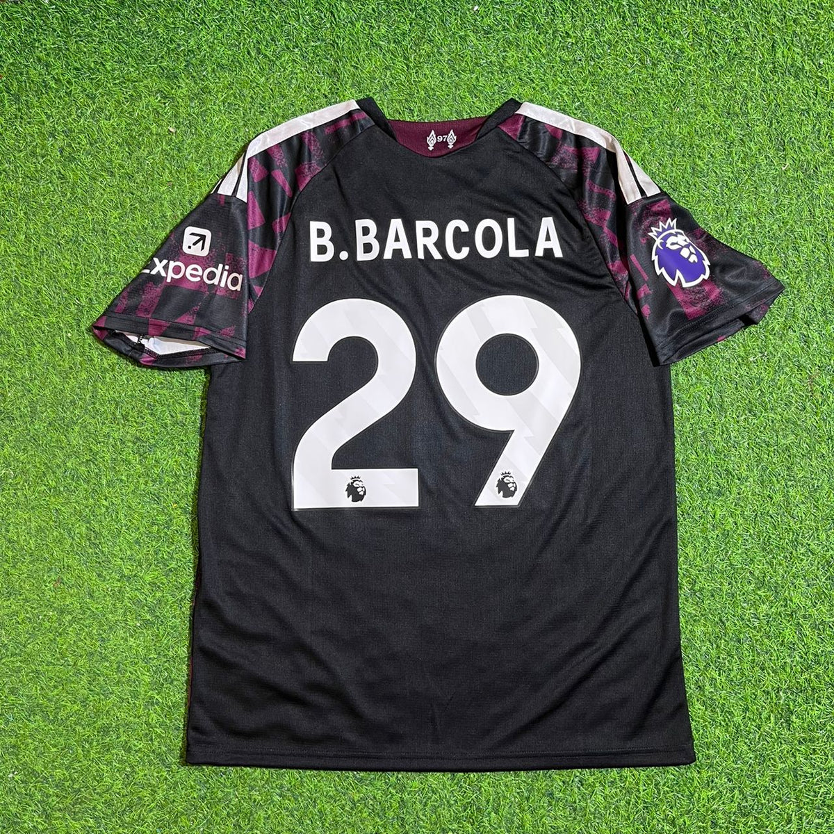 Bradley Barcola #29 Liverpool 2026-2027 Third Football Jersey