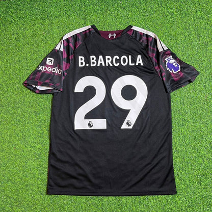 Bradley Barcola #29 Liverpool 2026-2027 Third Football Jersey