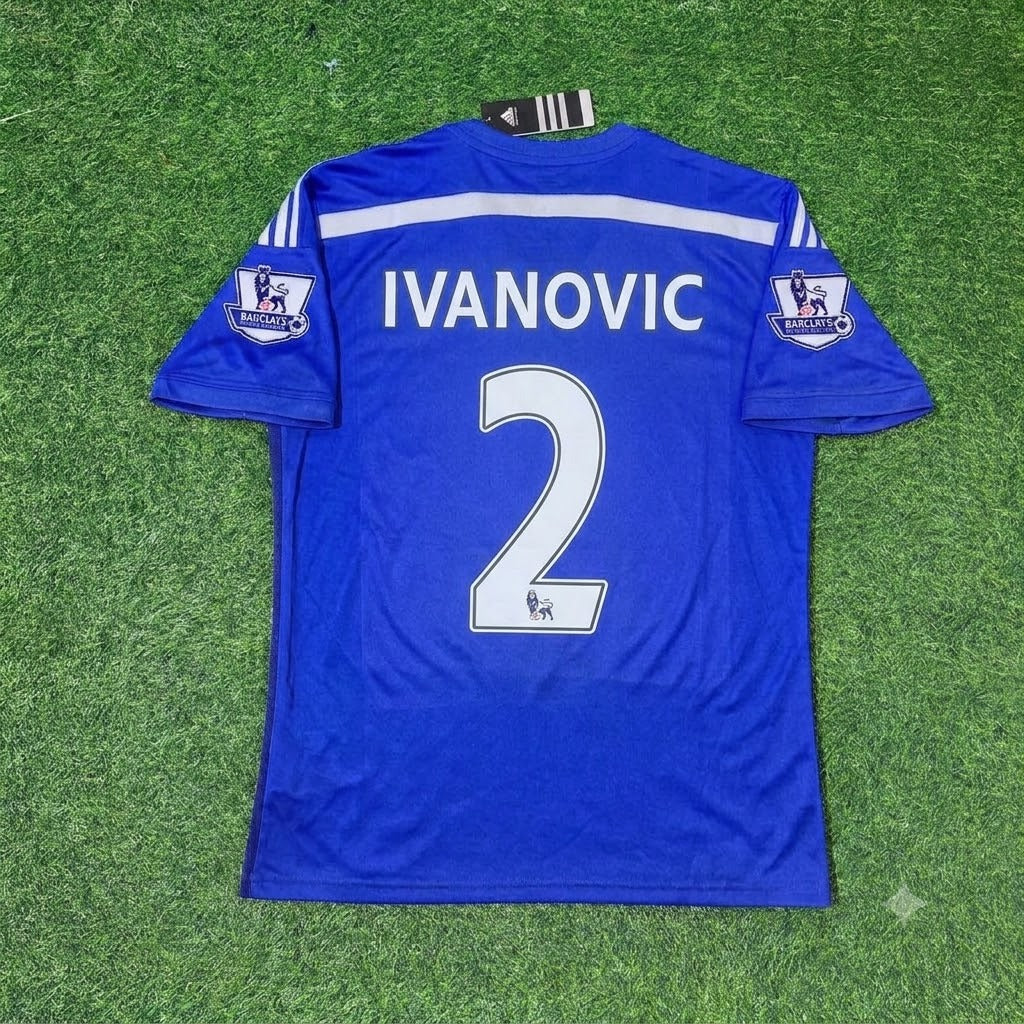 Branislav Ivanovic Chelsea 2014/2015 Home Football Jersey Kit