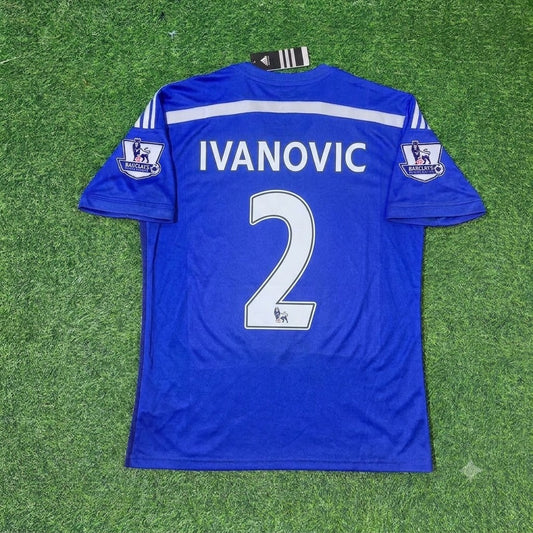 Branislav Ivanovic Chelsea 2014/2015 Home Football Jersey Kit
