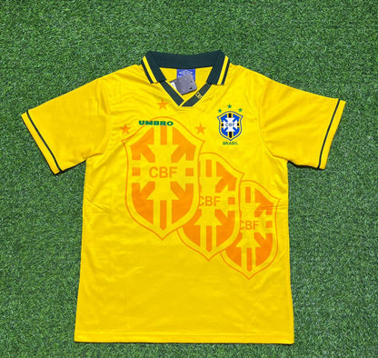 Brazil World Cup 1994 Paulo Sergio #18 Final Retro Football Jersey