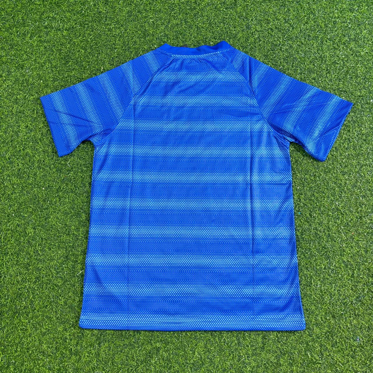 Brazil 2014 Blue Retro Football Jersey Kit
