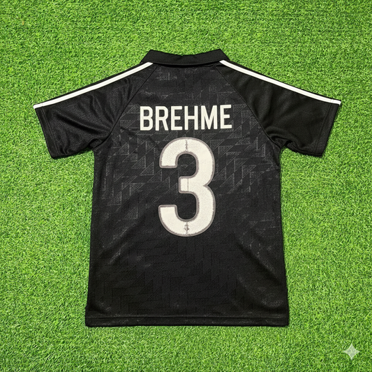 Andreas Brehme Deutschland 1990 WM Schwarzes Retro Fußballtrikot Jersey