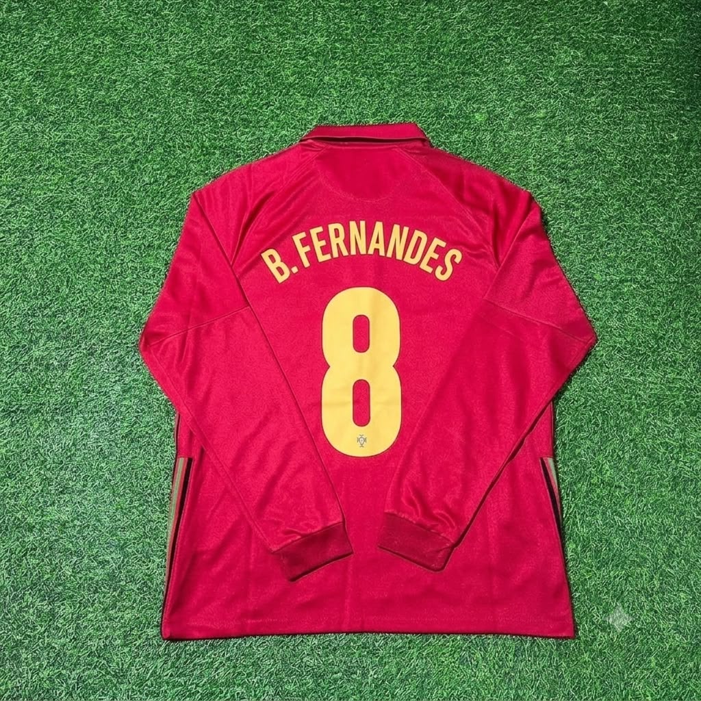 Bruno Fernandes Portugal Commemorative Long Sleeve Football Jersey Collection