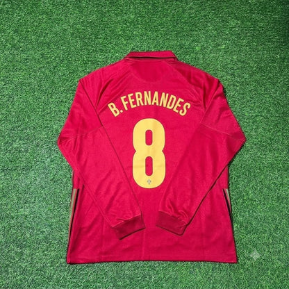 Bruno Fernandes Portugal Commemorative Long Sleeve Football Jersey Collection