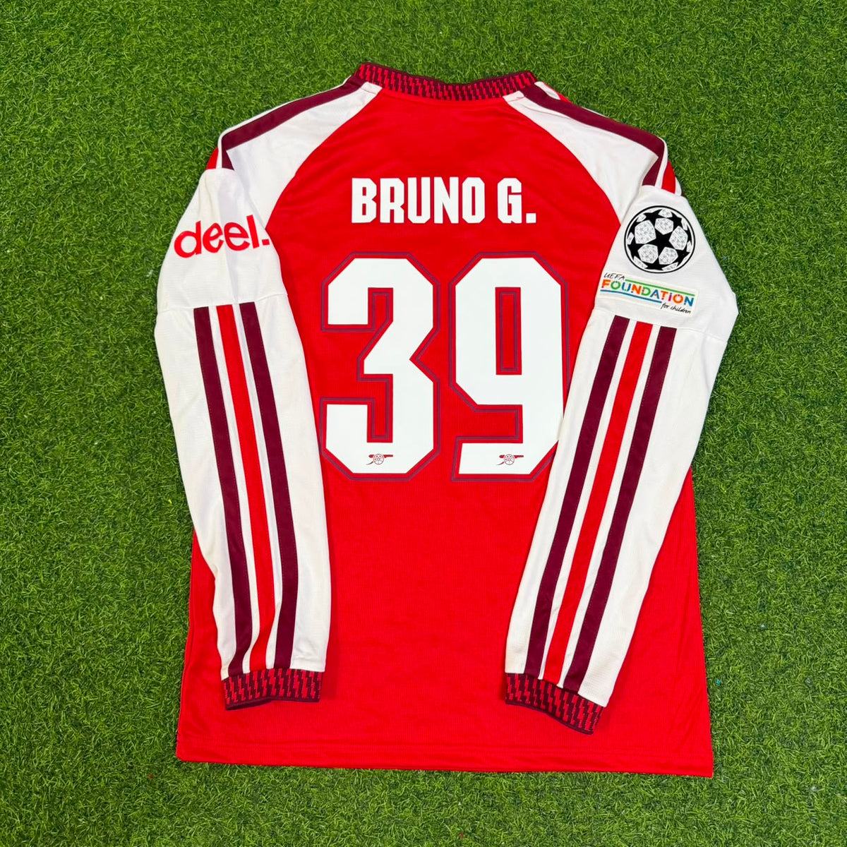 Bruno Guimaraes Arsenal Home Long Sleeve 2027 Soccer Football Jersey