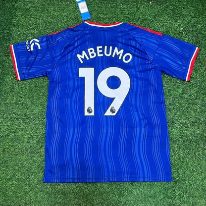 Bryan Mbeumo #19 Manchester United Blue 2027 Football Jersey