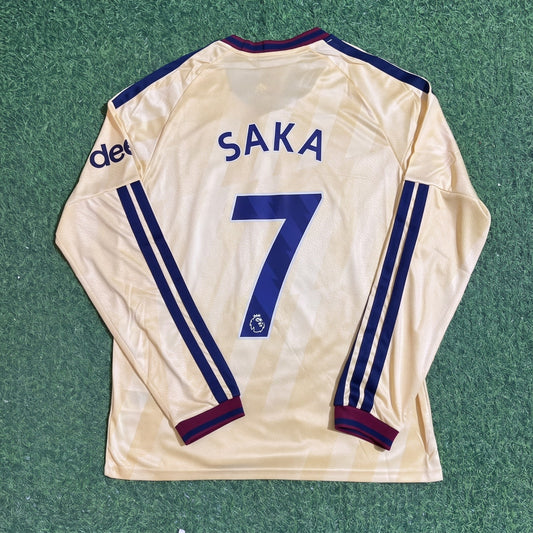 Bukayo Saka #7 Arsenal 2026 /2027 Third Long Sleeve Football Jersey