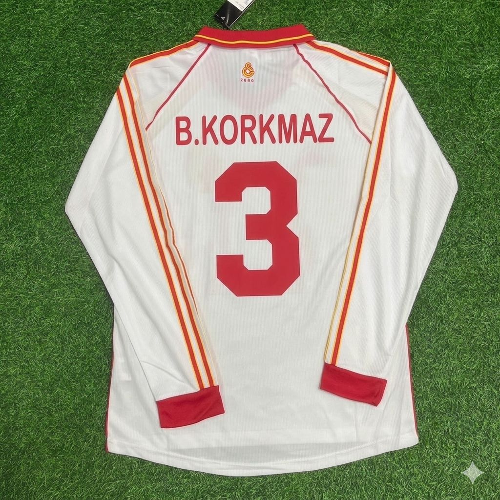 Bulent Korkmaz Galatasaray UEFA 2000 Final Retro Football Jersey Collection