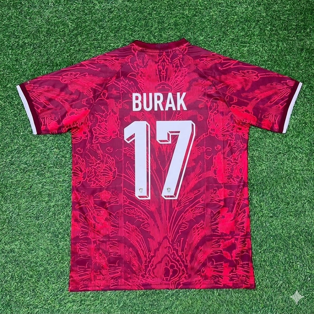 Burak Yılmaz #17 Turkey Legendary Retro Football Jersey Kit