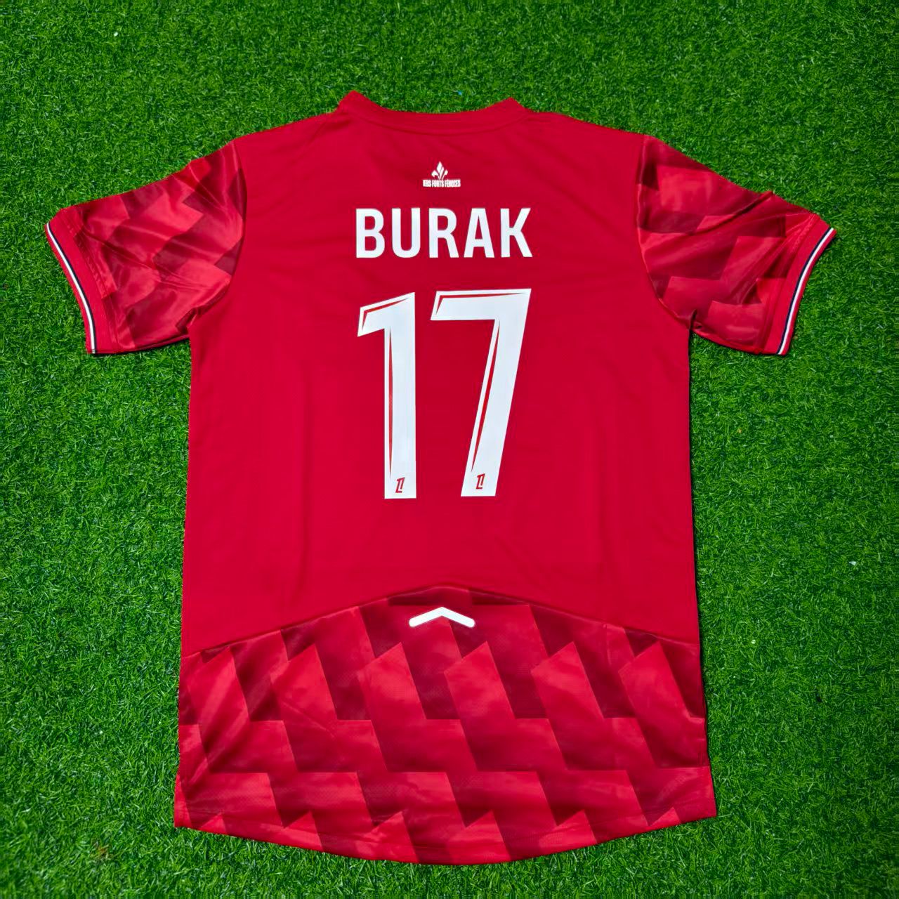 Burak Yilmaz #17 LOSC Lille Home Football Retro Football Jersey