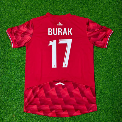 Burak Yilmaz #17 LOSC Lille Home Football Retro Football Jersey
