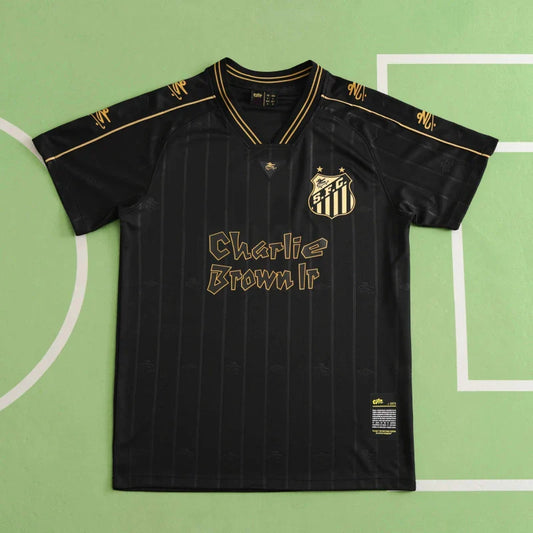 Santos Neymar JR 2025 Charlie Brown Jr limited edition Football Jersey Tshirts Trikot Maillot Trui