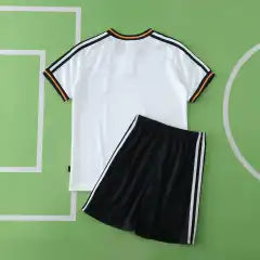 Germany Deutschland 1996 Home Retro Kids Football Jersey Kit