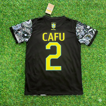 Cafu Brazil Iconic Retro Football Jersey