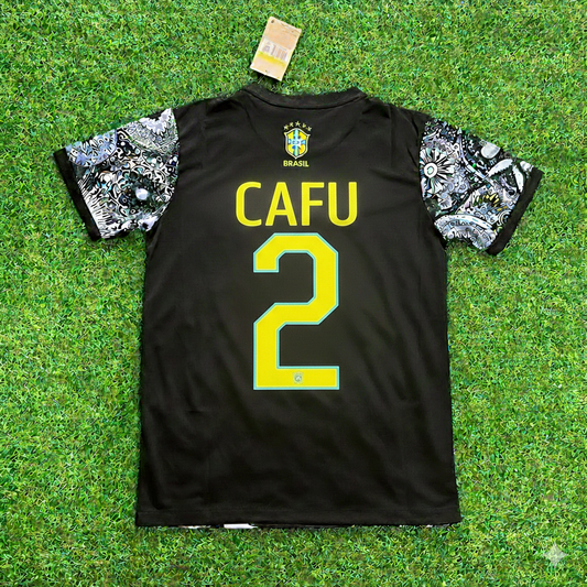 Cafu Brazil Iconic Retro Football Jersey