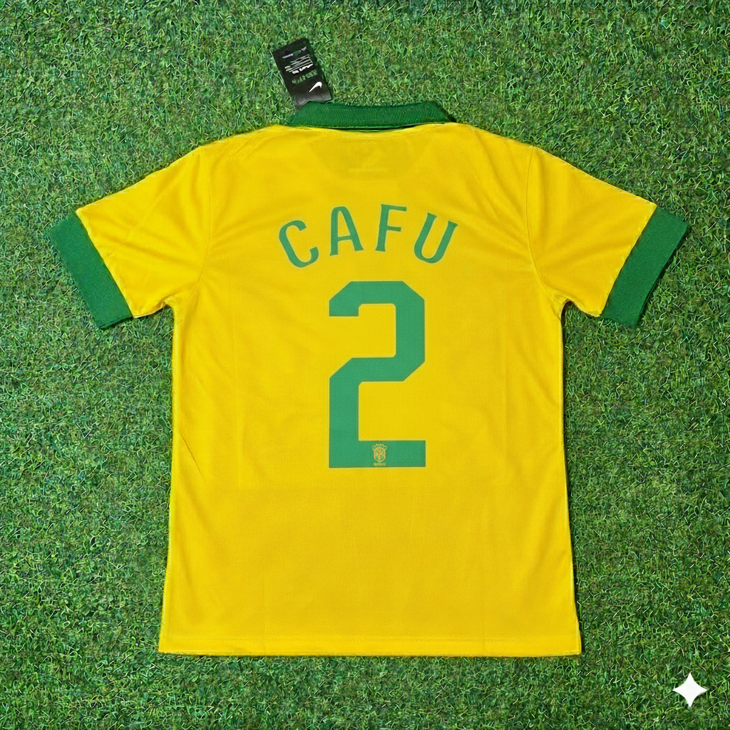 Cafu Brazil Retro Football Jersey Collection