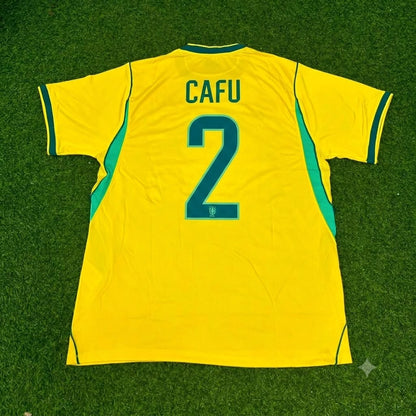 Cafu Brazil Commemorative Special Retro Football Jersey