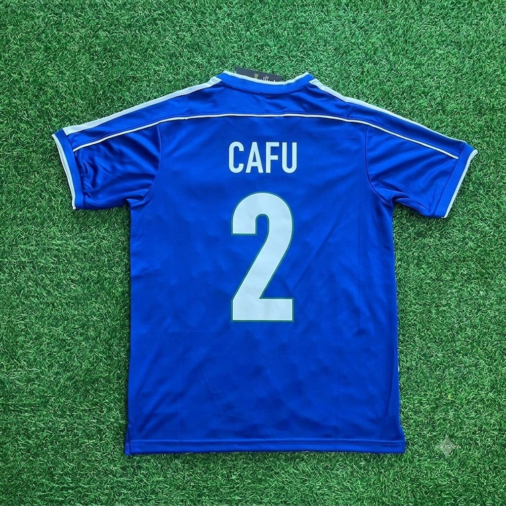 Brazil World Cup 1998 Cafu Retro Football Jersey