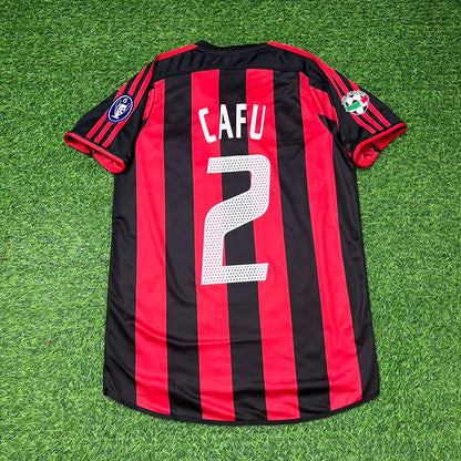 Cafu Milan 2003/2004 Home Retro Football Jersey Kit