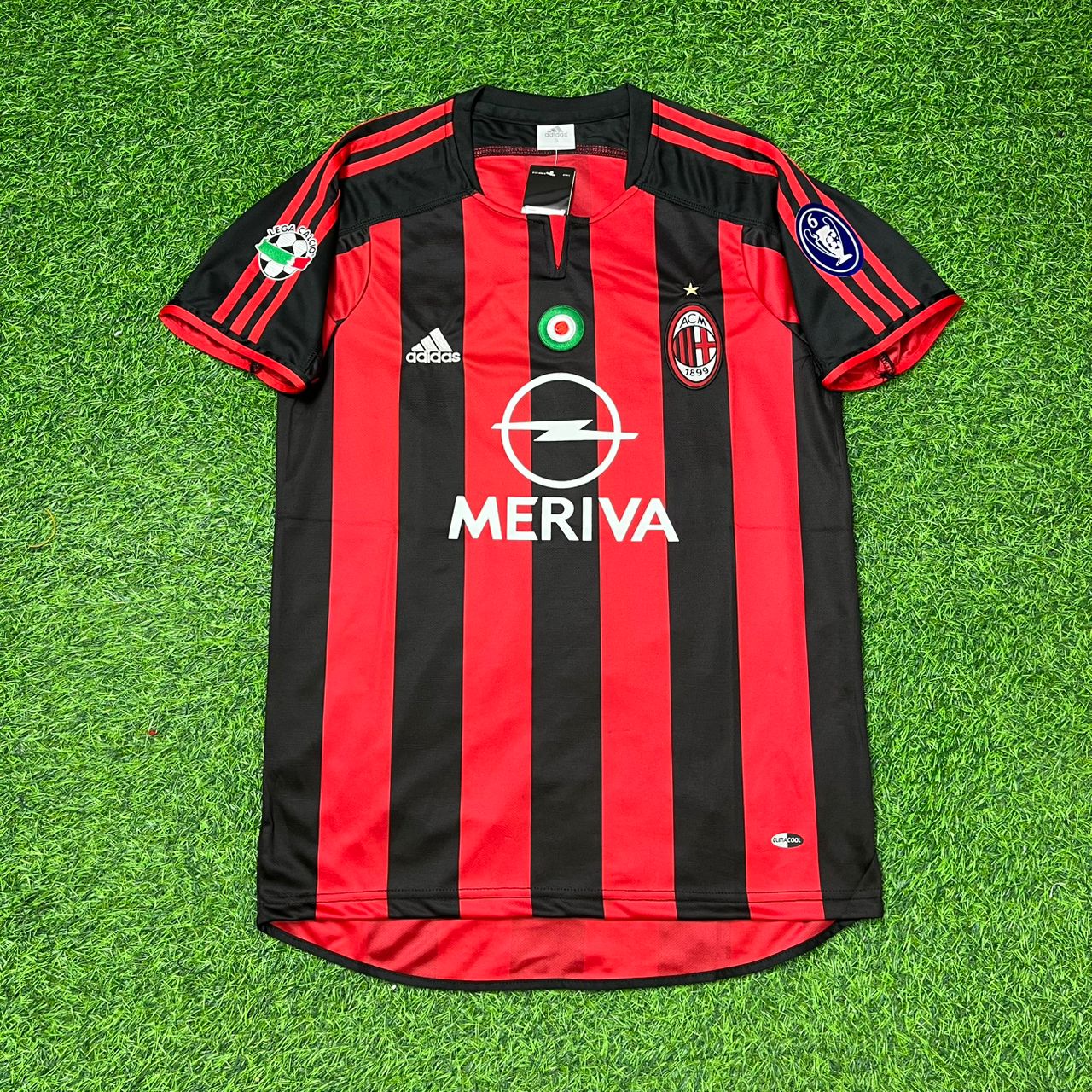 Cafu Milan 2003/2004 Home Retro Football Jersey Kit