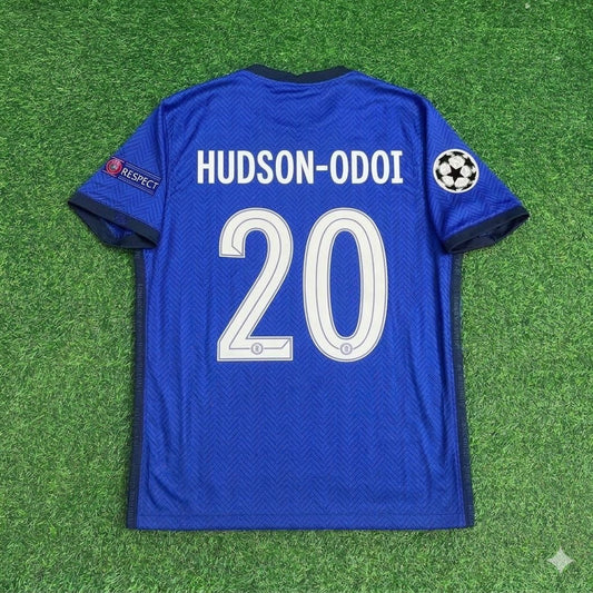 Callum Hudson-Odoi 20- Chelsea 2021 Champions League Final Blue Retro Football Jersey Collection