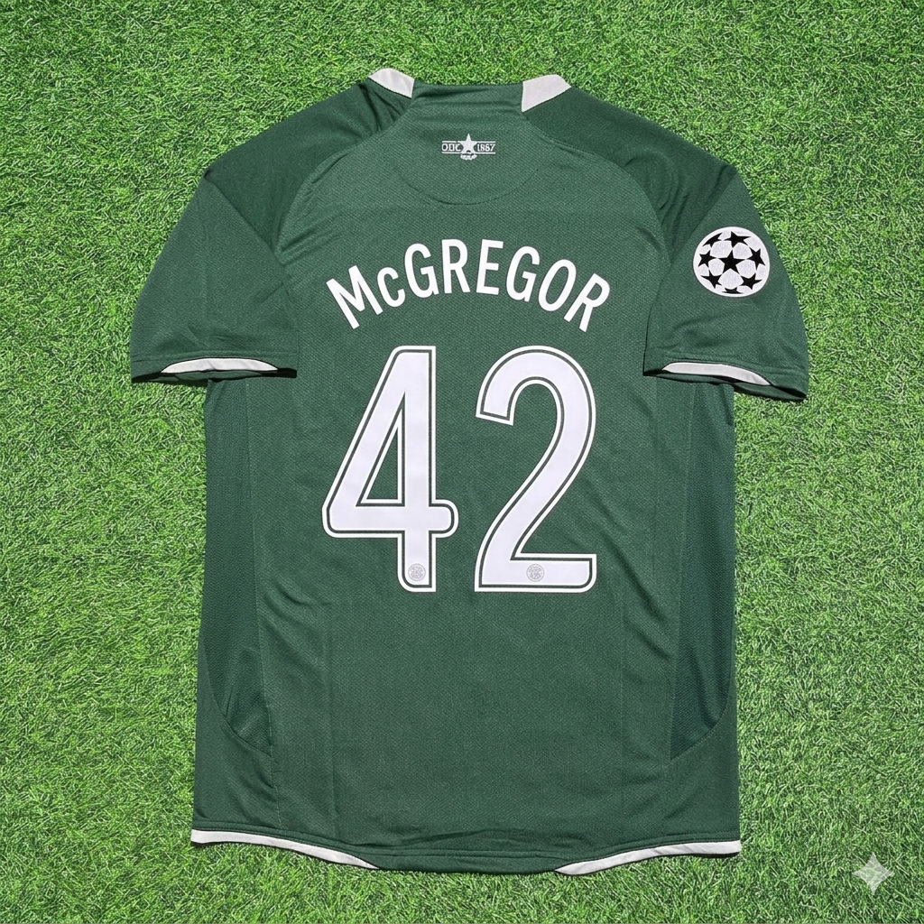 Callum McGregor #42 Celtic Home Retro Football Jersey