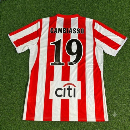 Esteban Cambiasso Olympiacos Special Retro Home Football Jersey