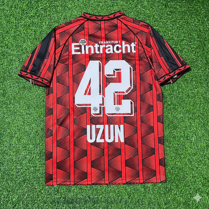 Can Uzun 42- Eintracht Frankfurt Retro Fußballtrikot Jersey